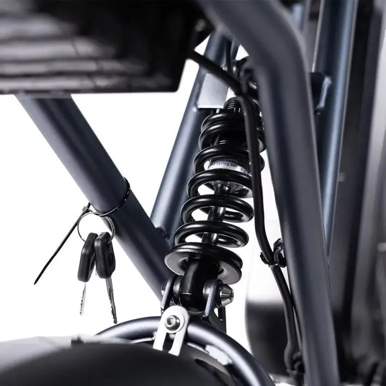 Ouxi H9 4.0 Grijs | Fatbike | 2025 edition | Hydraulische remmen | Combi-deal