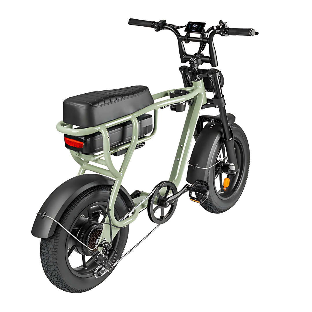 EB16 Mini Fatbike Groen | 2025 edition | Combi-deal