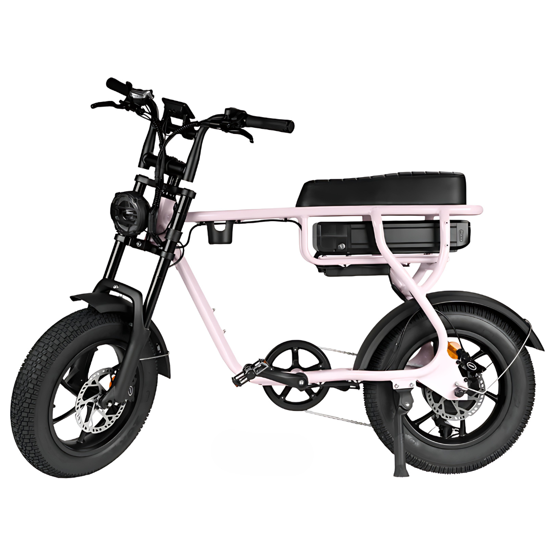 EB16 Mini Fatbike Roze | 2025 edition | Combi-deal