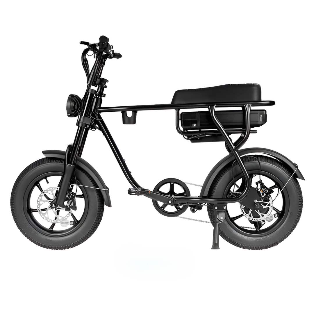 EB16 Mini Fatbike Zwart | 2025 edition | Combi-deal