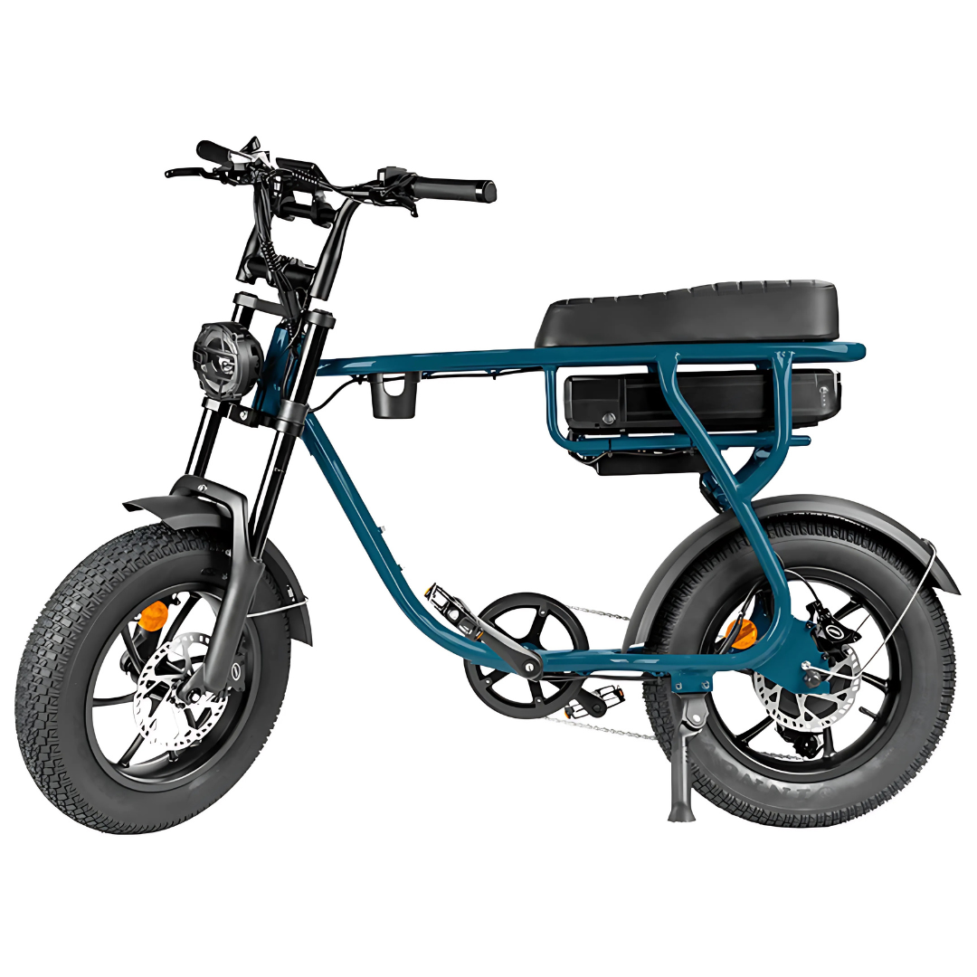EB16 Mini Fatbike Blauw | 2025 edition | Combi-deal
