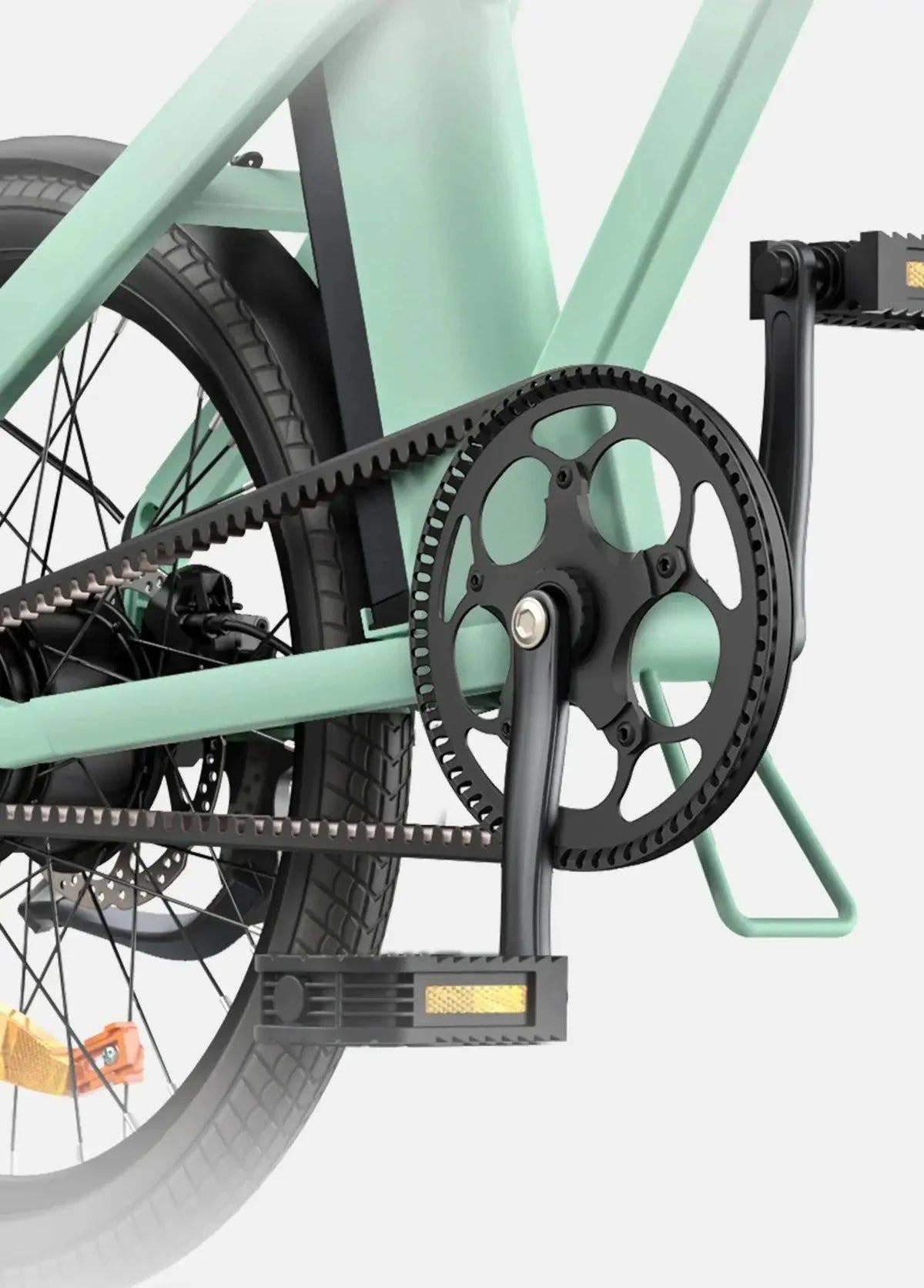 Engwe P20 Groen | Belt-Drive | Elektrische vouwfiets