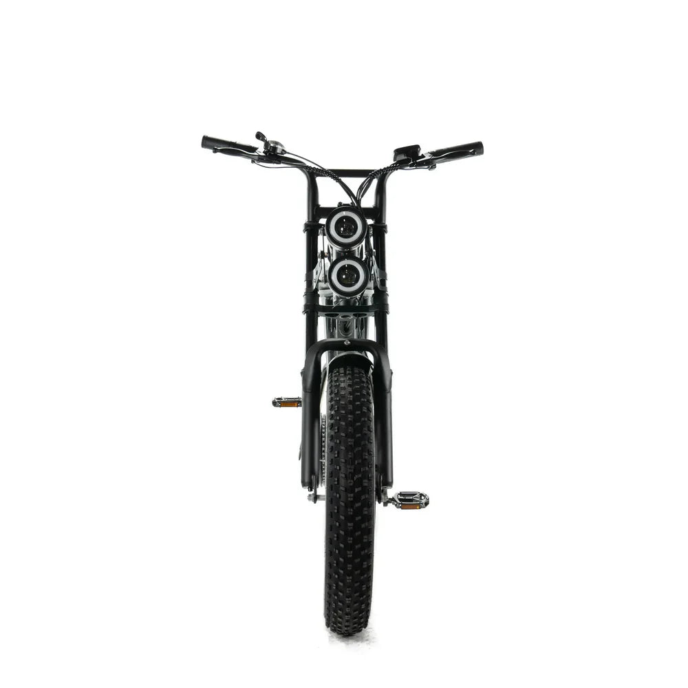 ENGWE M20 fatbike – Vooraanzicht met lichtgewicht aluminium frame