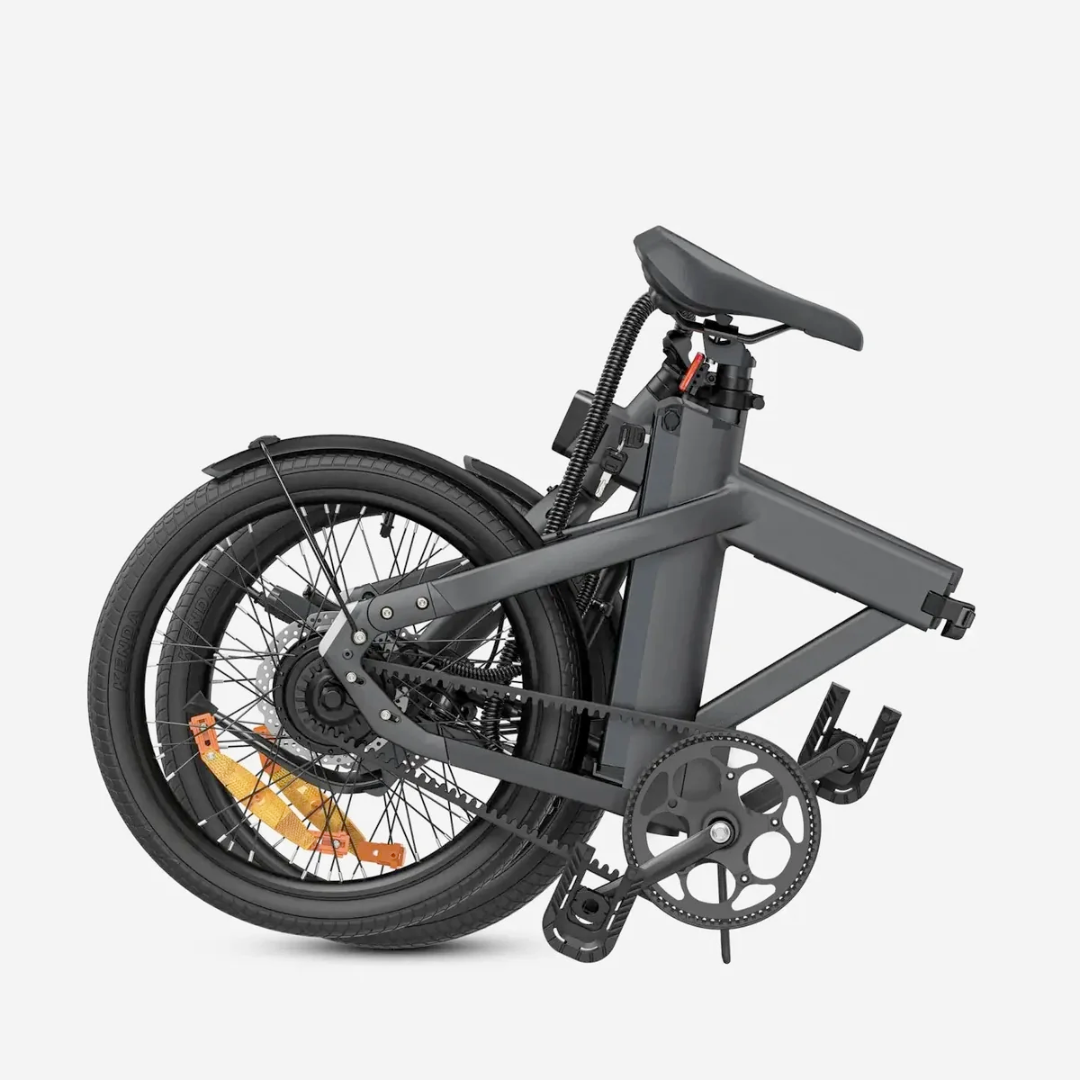 Engwe P20 Zwart | Belt-Drive | Elektrische vouwfiets