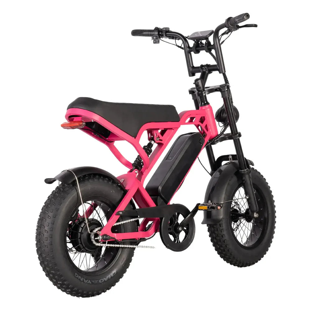 QM Wheel V20 Mini Fatbike Roze | Bluetooth | 2025 edition | Combi-deal