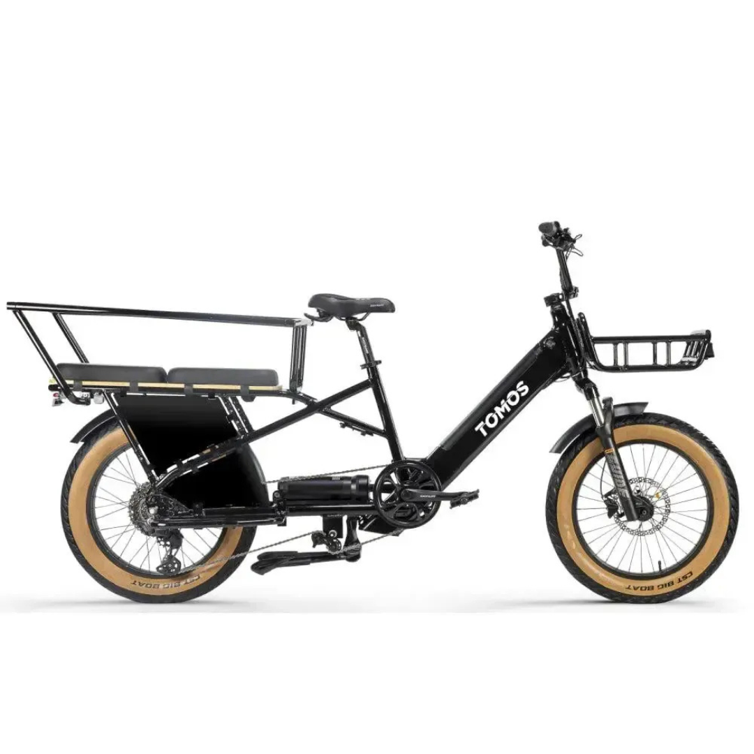 TOMOS E-Cargo Longtail – geschikt voor drie passagier