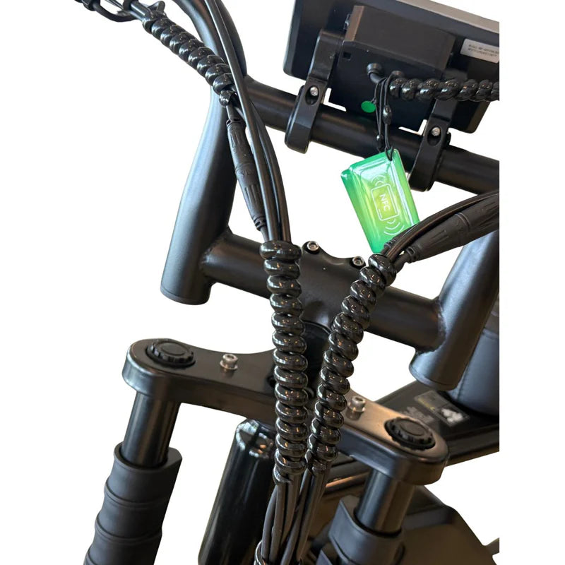 Ouxi C80 Zwart - NFC Key | Fatbike | 2025 edition | Hydraulische remmen | Combi-deal