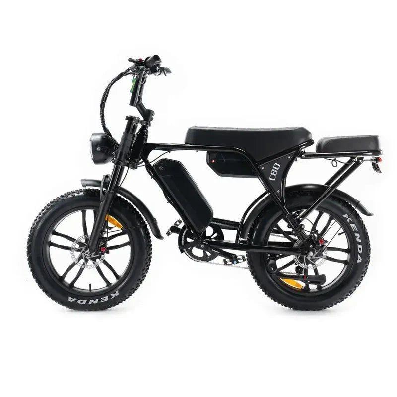 Ouxi C80 Max - NFC Key Zwart | Fatbike | Dubbele accu | 2025 edition | Hydraulische remmen | Combi-deal