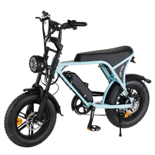 Combi Deal | OUXI C80 Mini 2025 | Fatbike | Licht Blauw