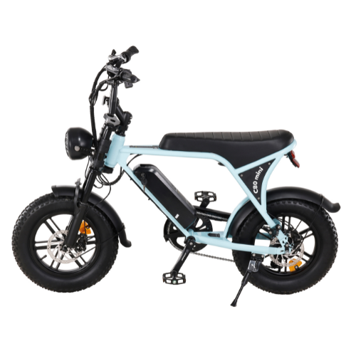 Combi Deal | OUXI C80 Mini 2025 | Fatbike | Licht Blauw