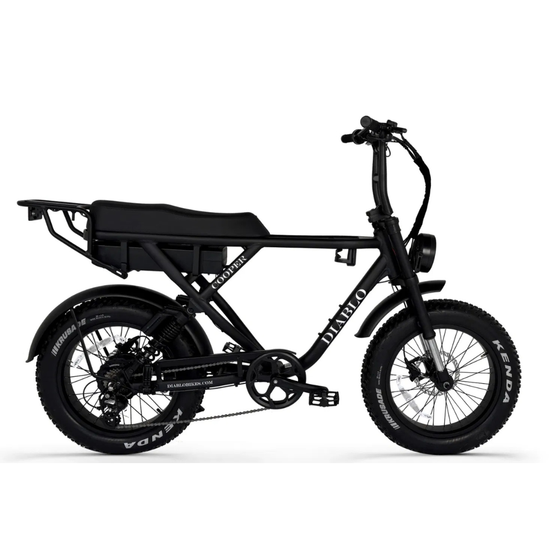 Diablo Cooper Zwart Fatbike