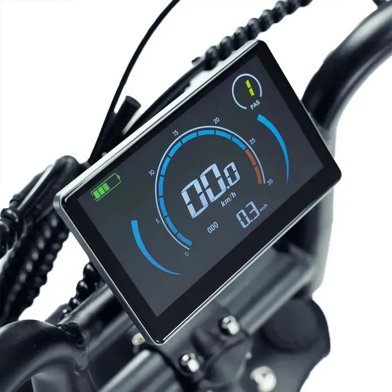 Ouxi V8 Zwart | Fatbike | 25km/u | 2025 edition | Hydraulische remmen | Combi-deal