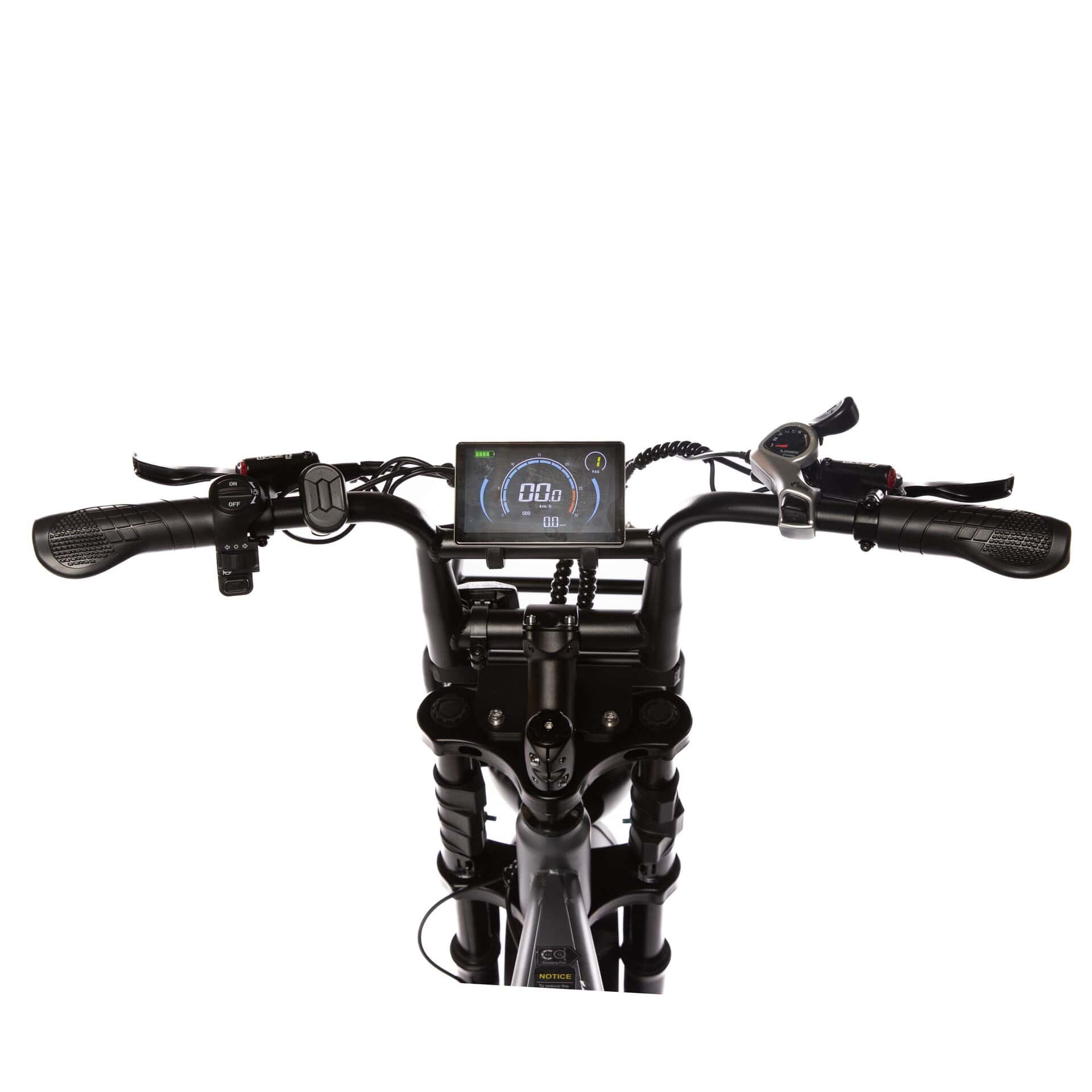 Ouxi C80 - Family bike | NFC Key | Zwart | Fatbike | 2025 edition | Hydraulische remmen | Combi-deal