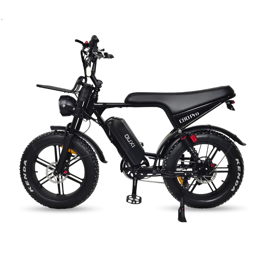 Ouxi C80 Pro Zwart Fatbike - NFC Key | Hydraulische Remmen | 2025 Edition