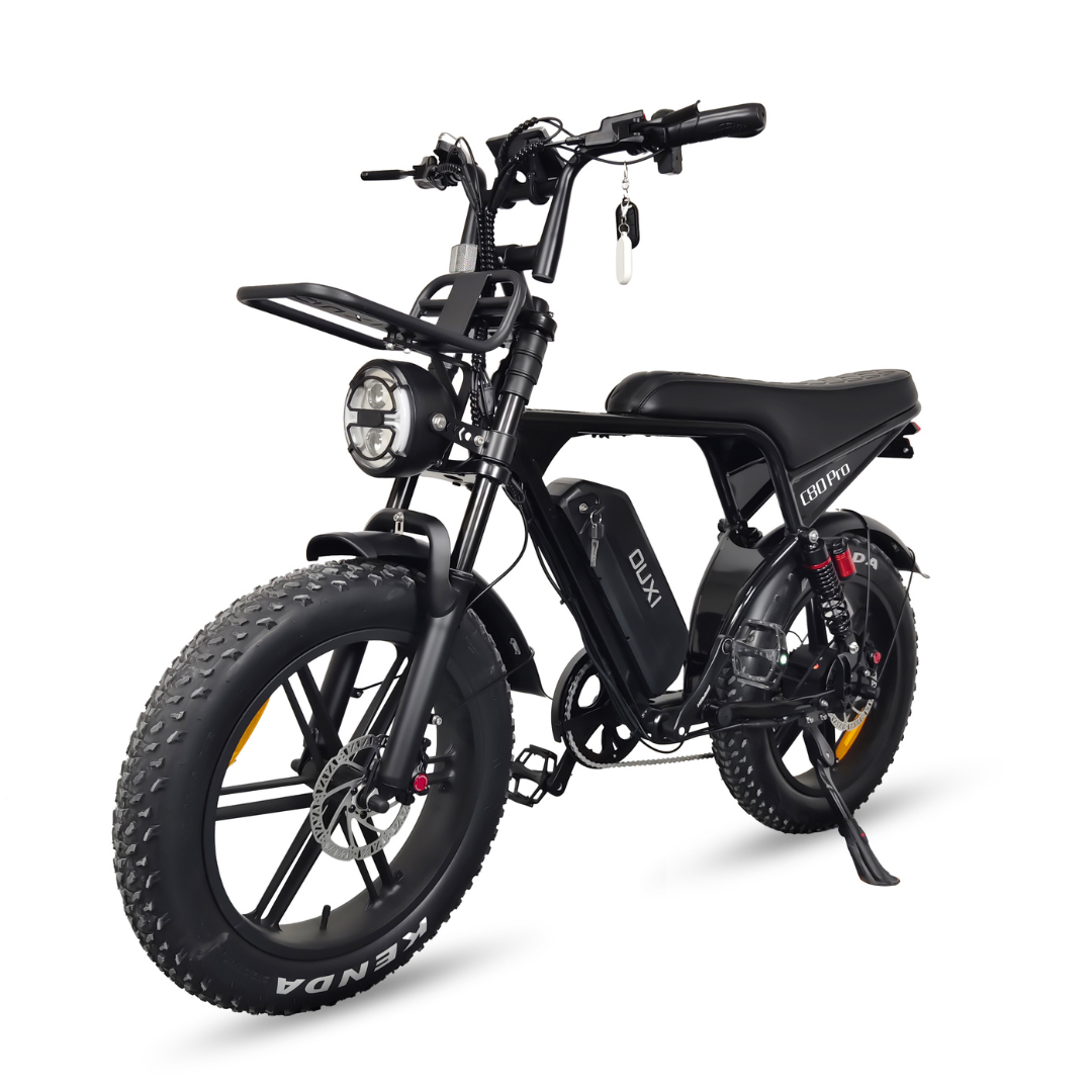 Ouxi C80 Pro Zwart Fatbike - NFC Key | Hydraulische Remmen | 2025 Edition