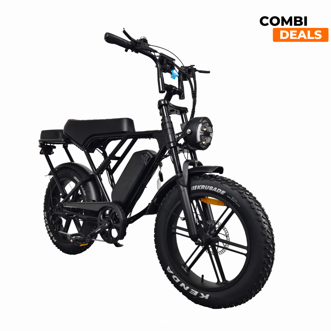 Ouxi H9 Zwart | Fatbike