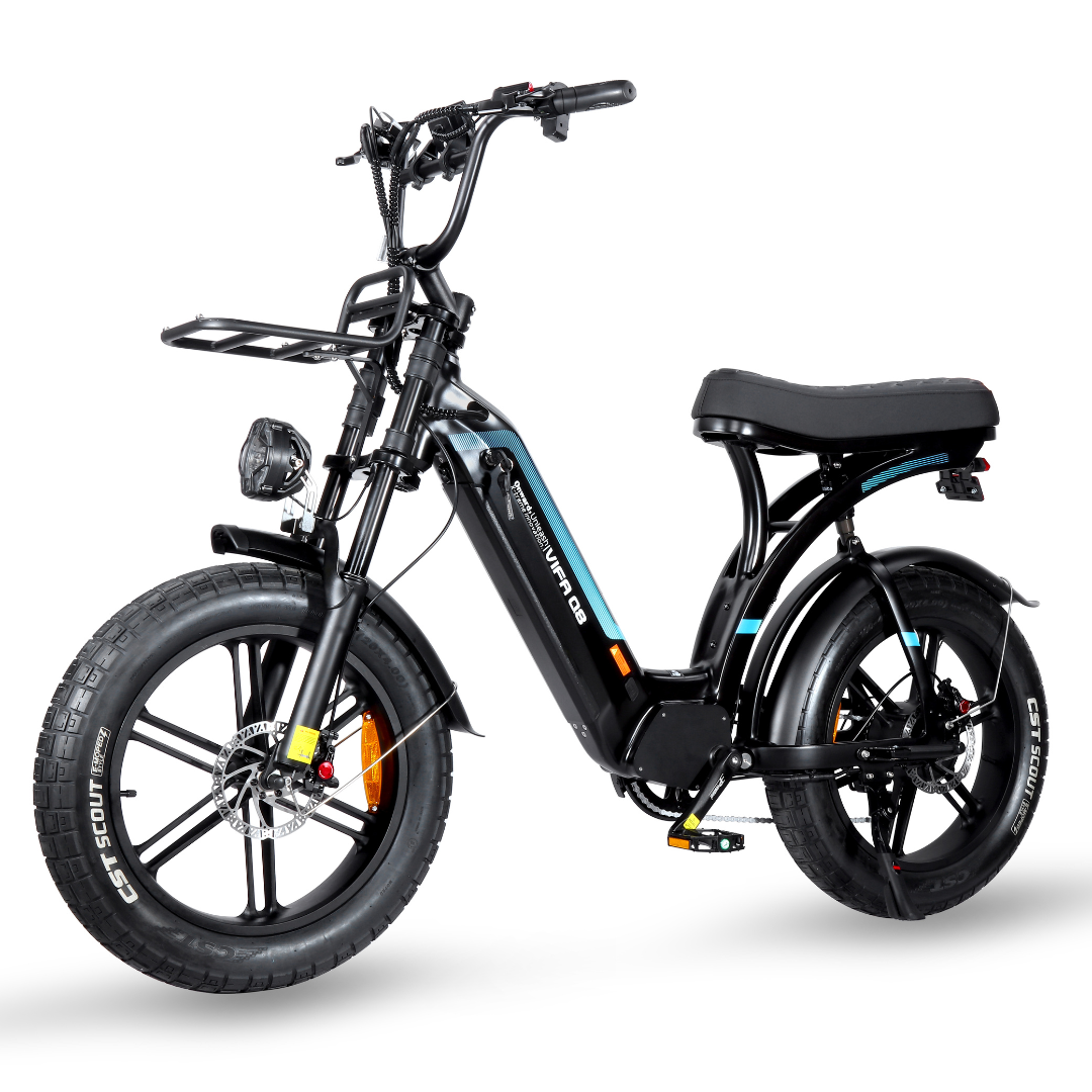 Ouxi Q8 Zwart | Fatbike | Hydraulische remmen | Combi-deal