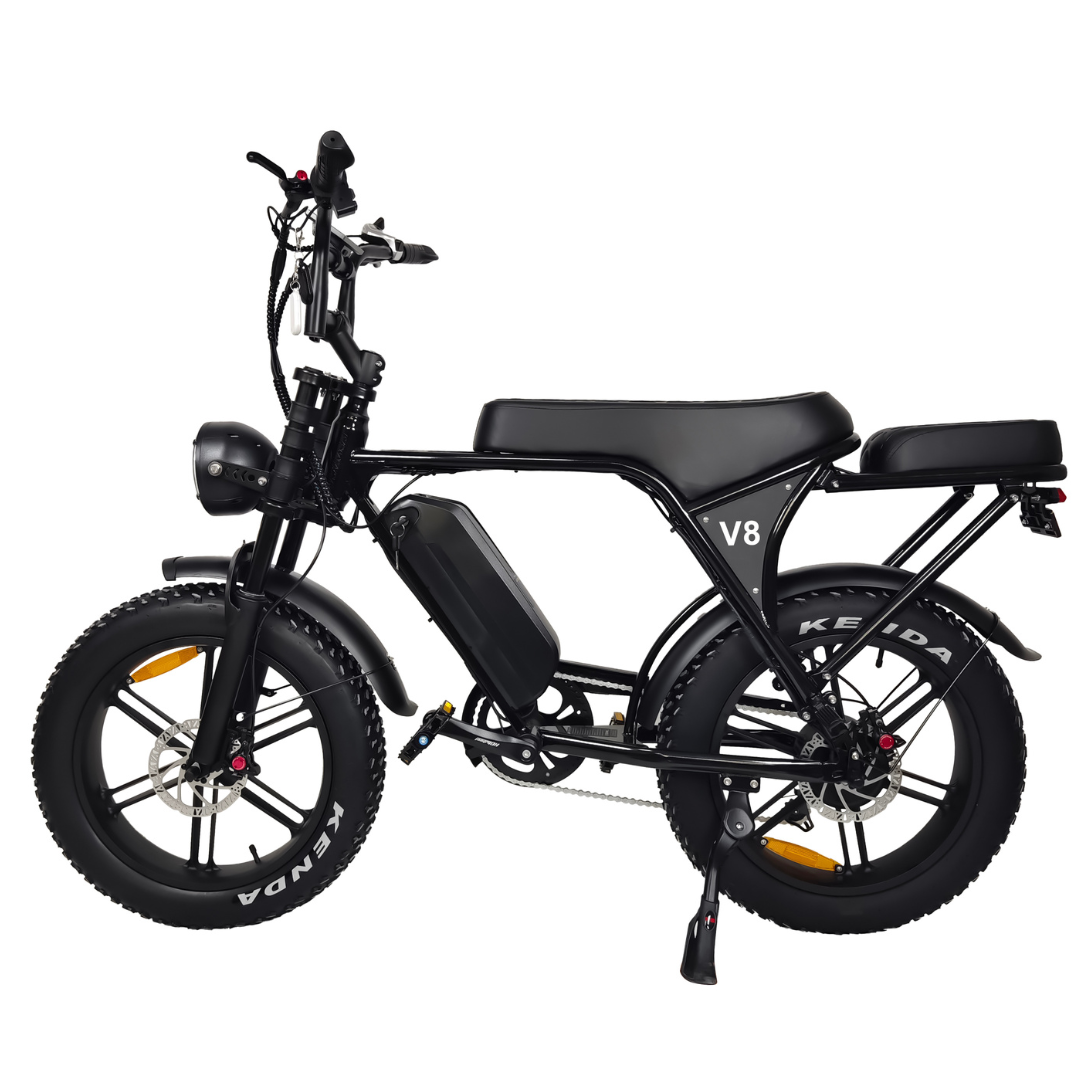Ouxi V8 Zwart | Fatbike