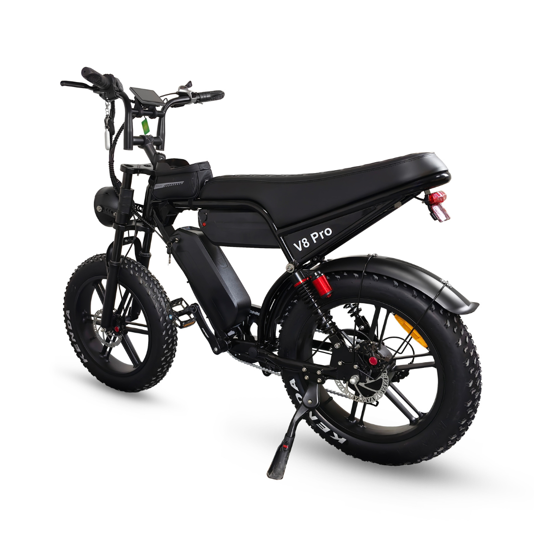Ouxi V8 Pro Max Zwart Fatbike Dubbele Accu | Hydraulische Remmen | 2025 edition