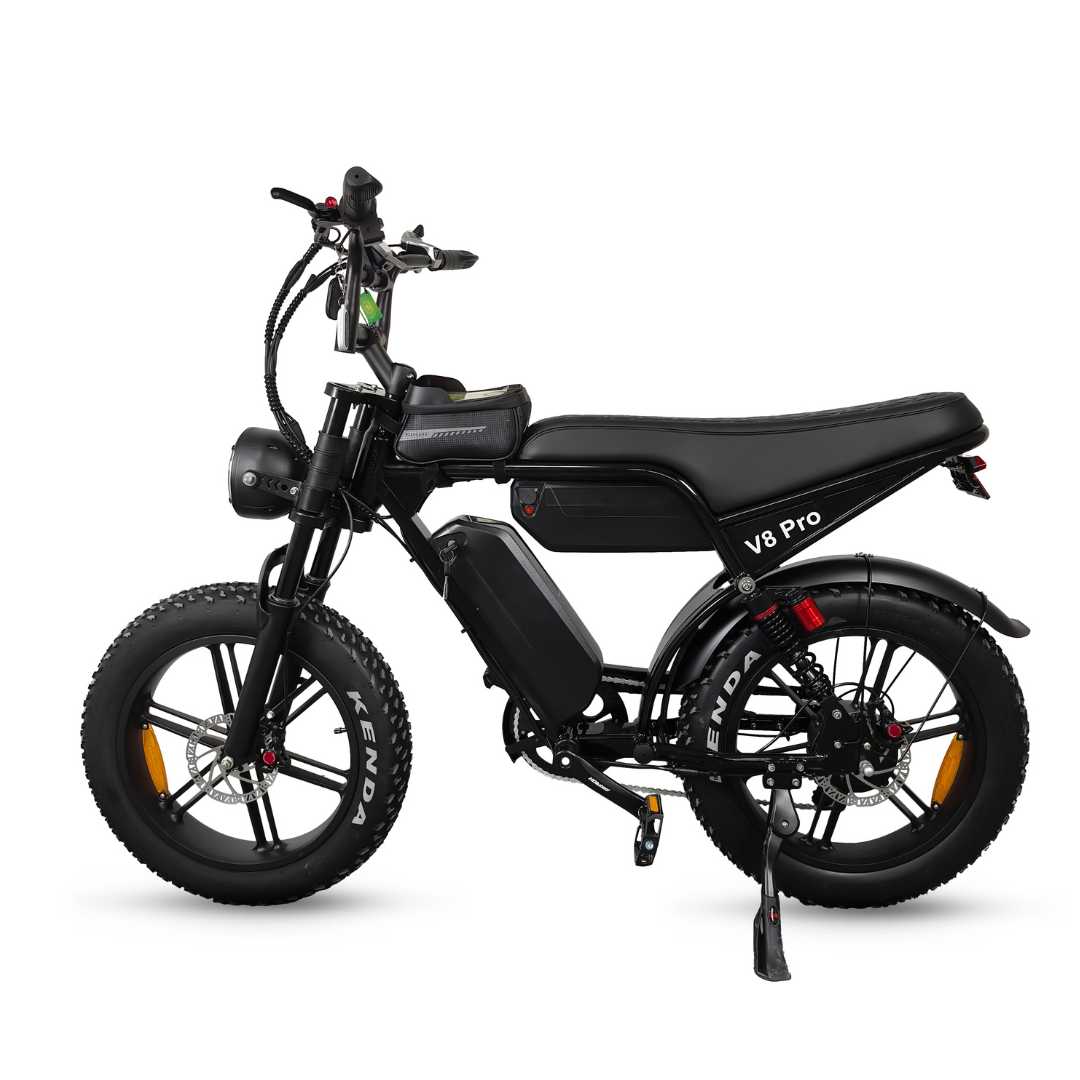 Ouxi V8 Pro Max Zwart Fatbike Dubbele Accu | Hydraulische Remmen | 2025 edition