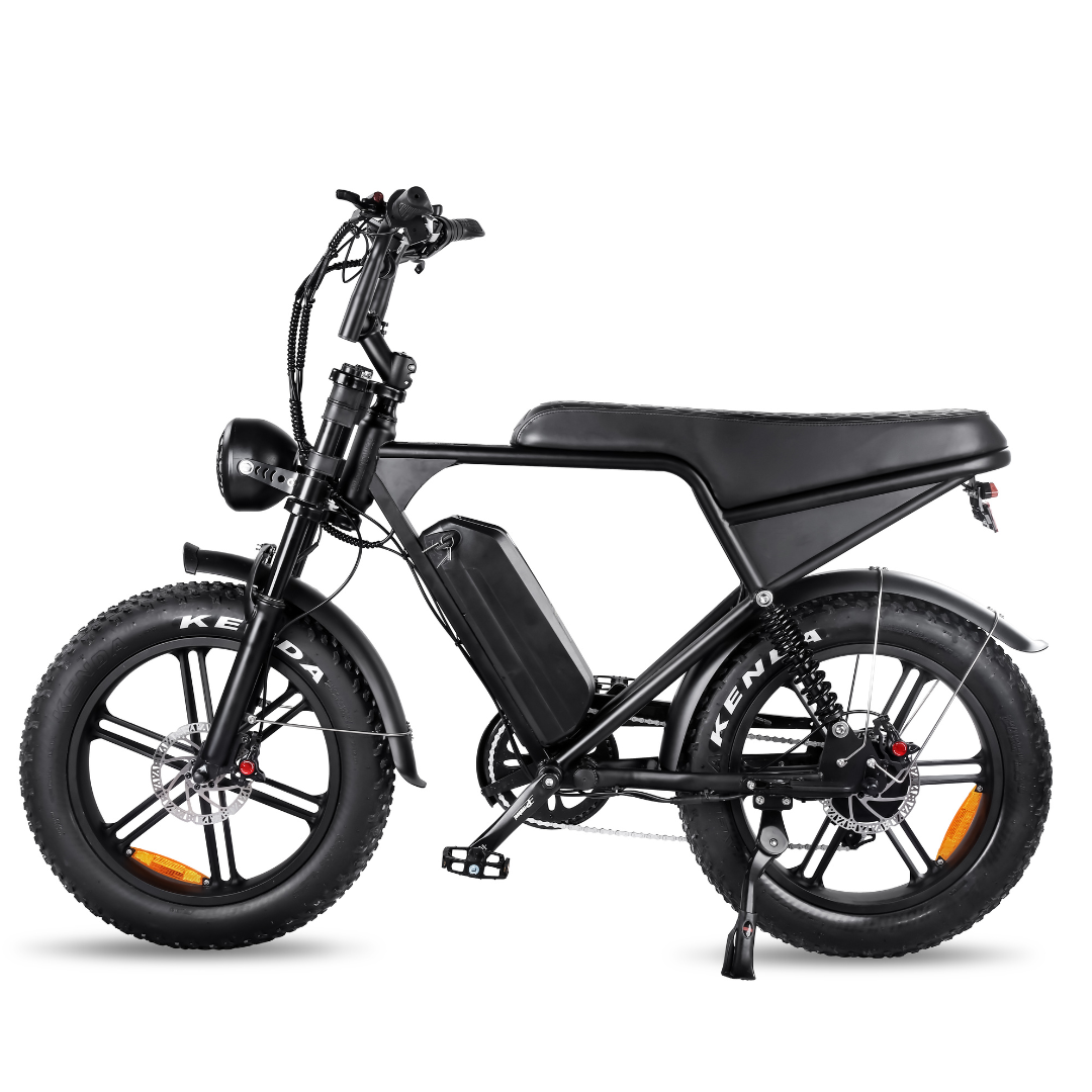 Ouxi V8 4.0 Zwart | Fatbike | 25km/u | 2025 edition | Hydraulische remmen | Combi-deal