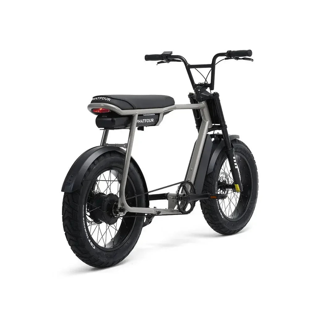 Phatfour FLX+ Grijs | Belt Drive | King of the street Fatbike | Dutch made