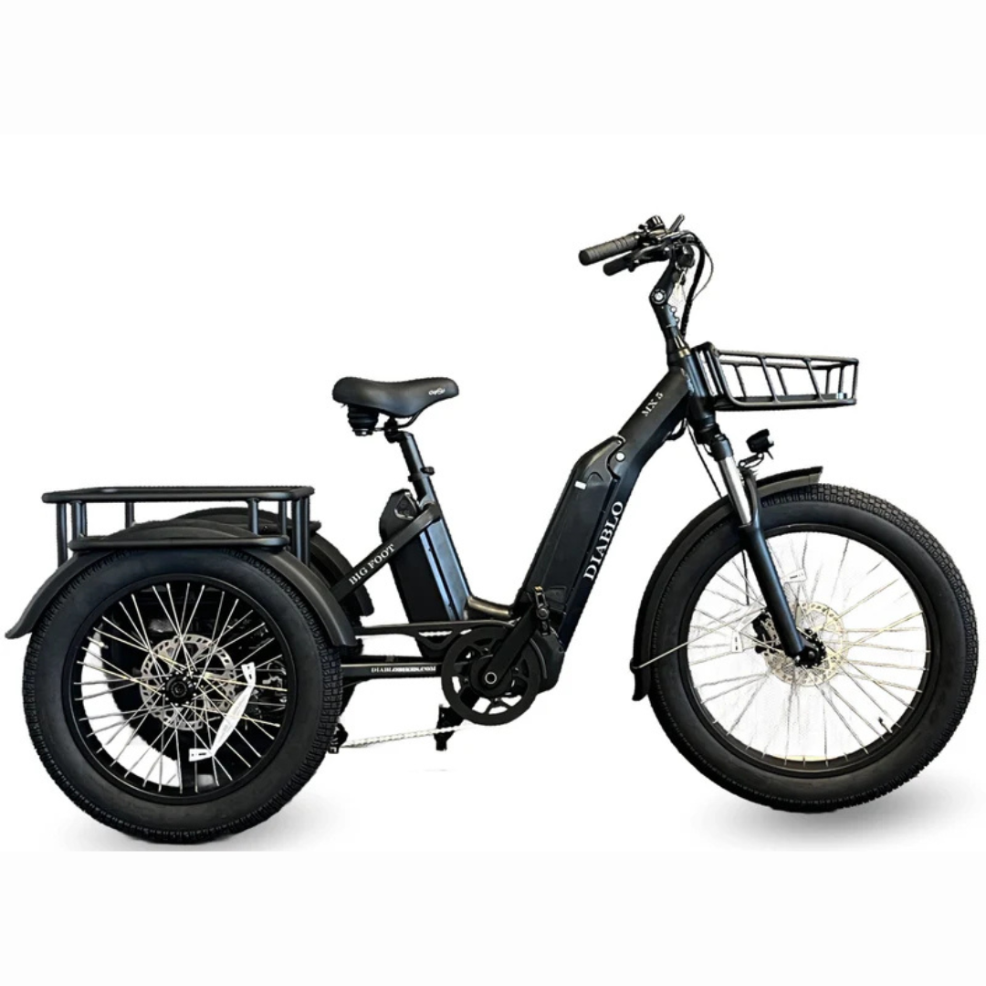 Diablo Big Foot Zwart Fatbike 