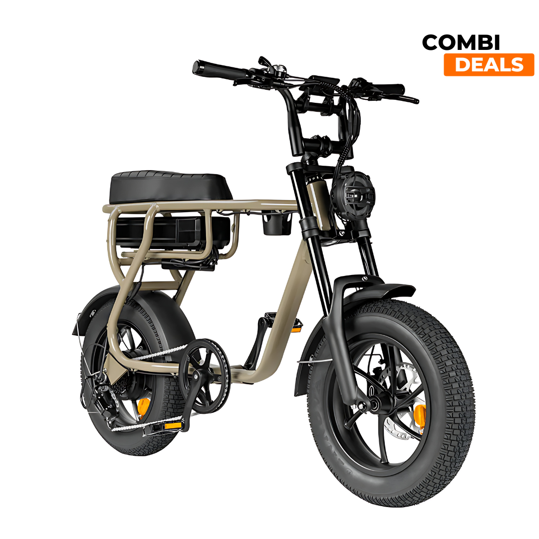 EB16 Mini Fatbike Taupe | 2025 edition | Combi-deal