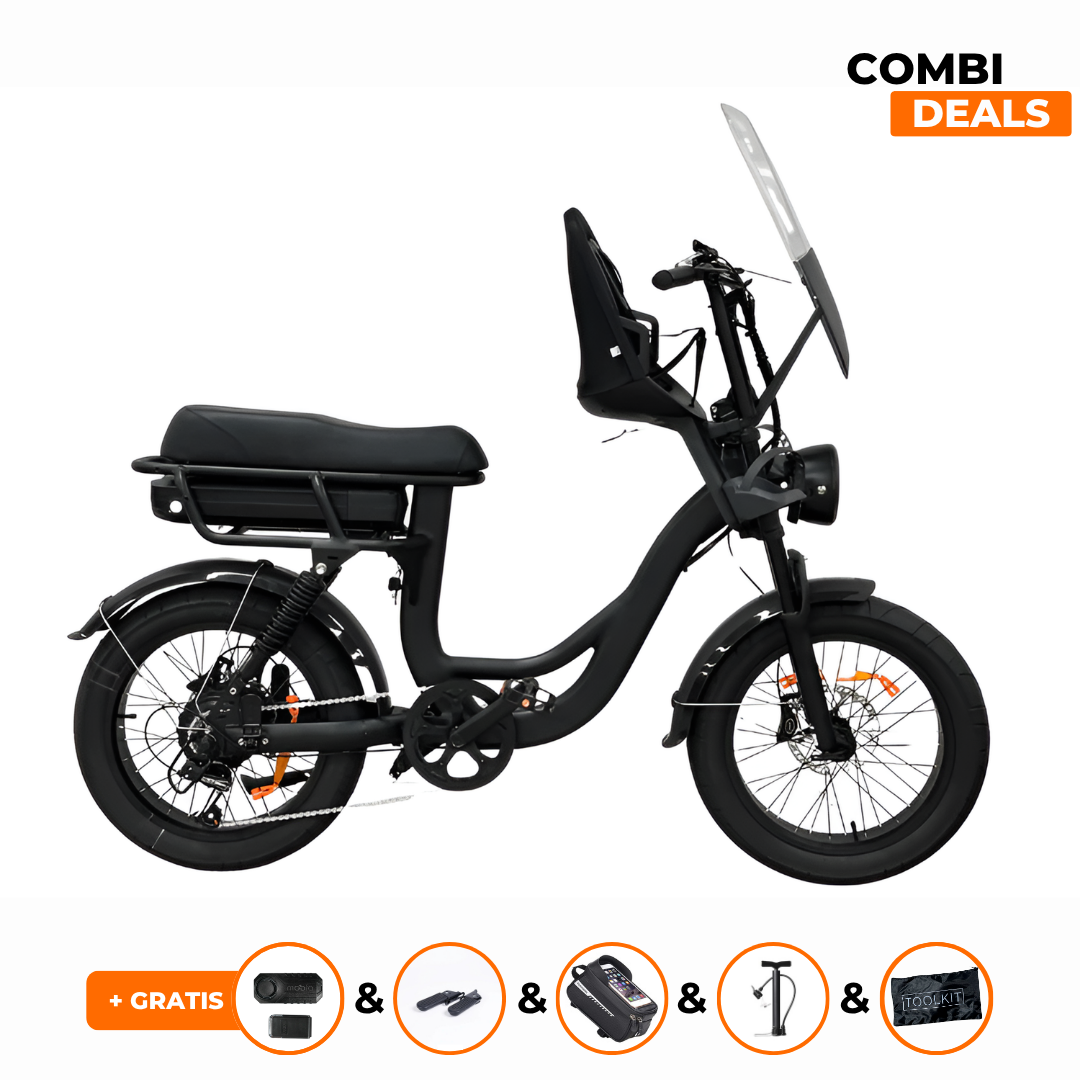 EB8 PRO Family Fatbike | Lage instap | Combi-deal