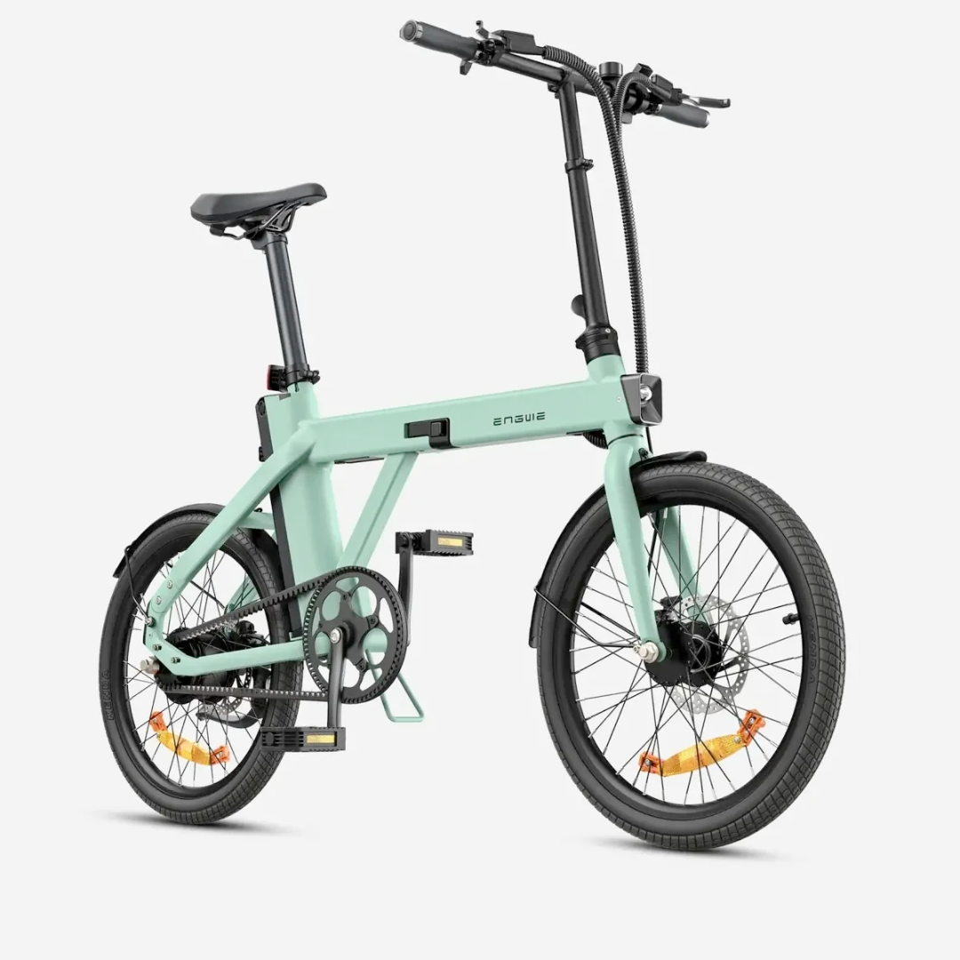 Engwe P20 Groen Belt Drive Zijkant