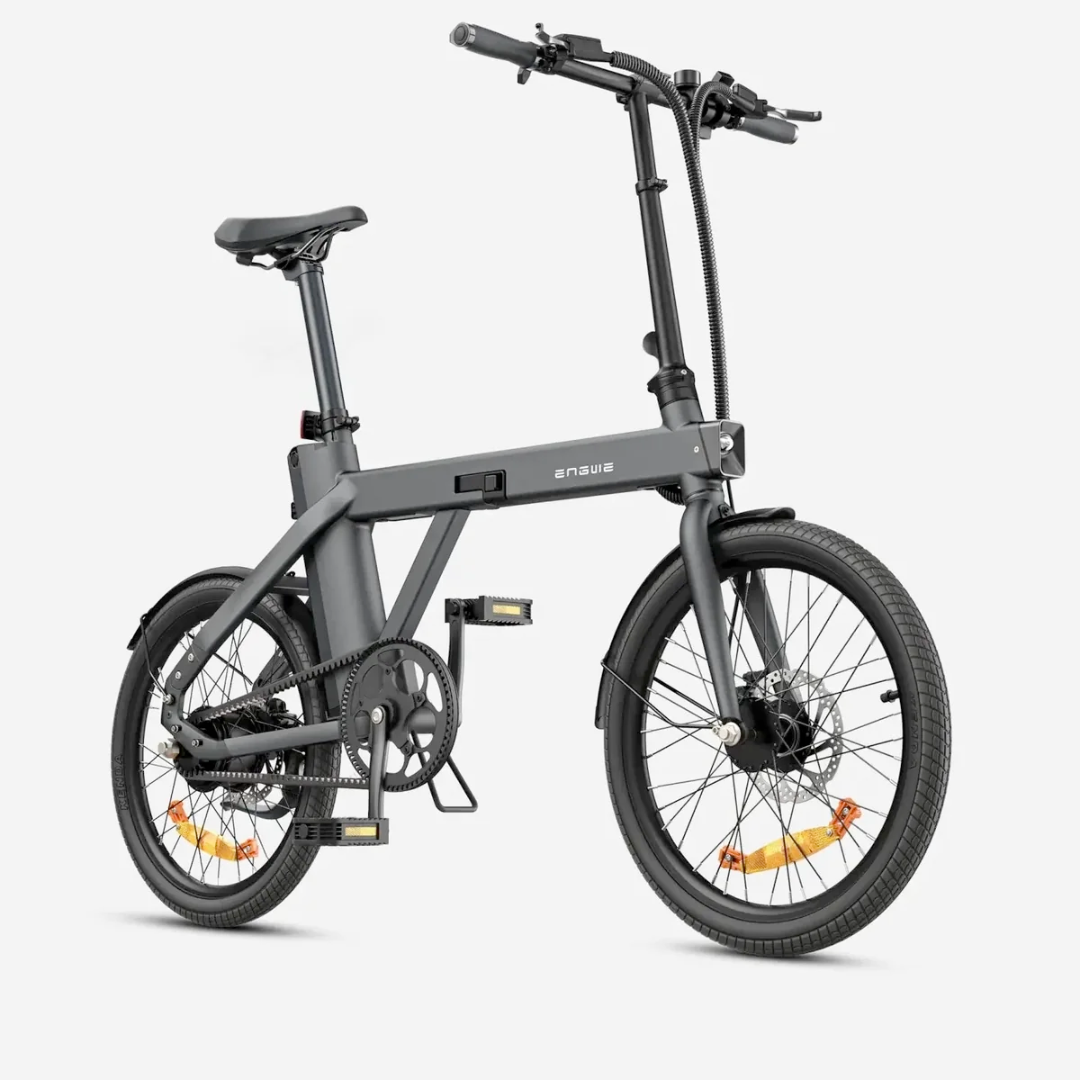Engwe P20 Zwart Belt-Drive Zij