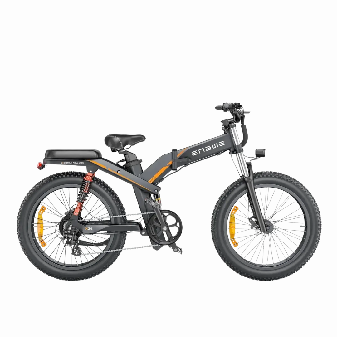 Engwe X24 Zwart Dubbele Accu Fatbike