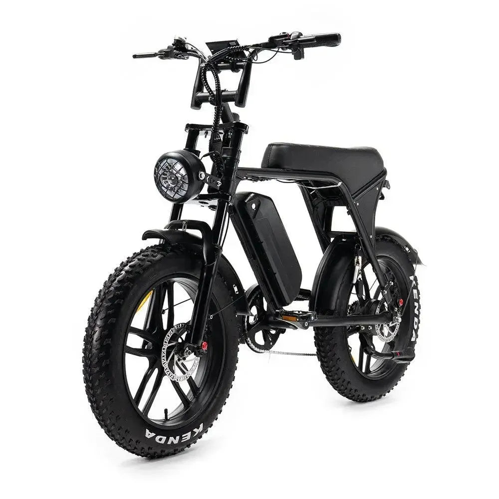 Ouxi V8 4.0 MAX Zwart | Fatbike | Dubbele Accu | 25km/u | 2025 edition | Hydraulische remmen | Combi-deal