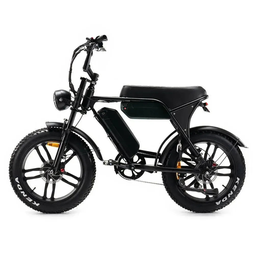 Ouxi V8 4.0 MAX Zwart | Fatbike | Dubbele Accu | 25km/u | 2025 edition | Hydraulische remmen | Combi-deal