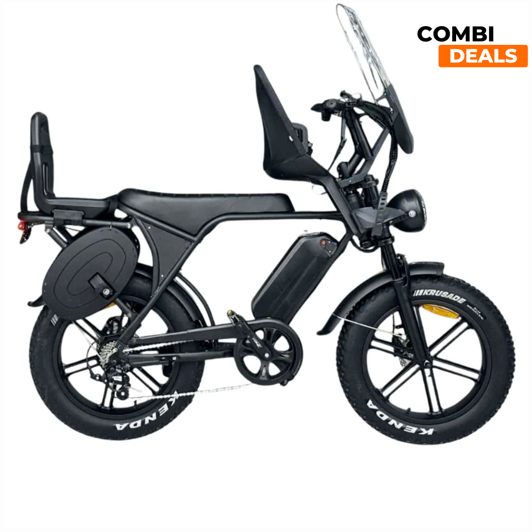 OuxiC80 NFC Key Family bike Zwart