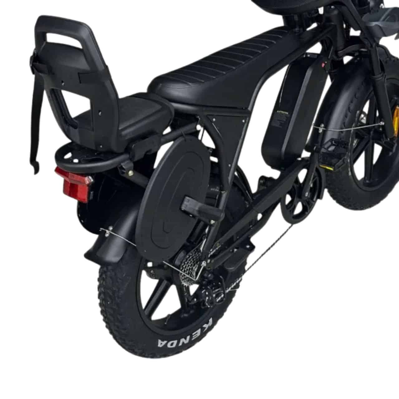 Ouxi C80 - Family bike | NFC Key | Zwart | Fatbike | 2025 edition | Hydraulische remmen | Combi-deal