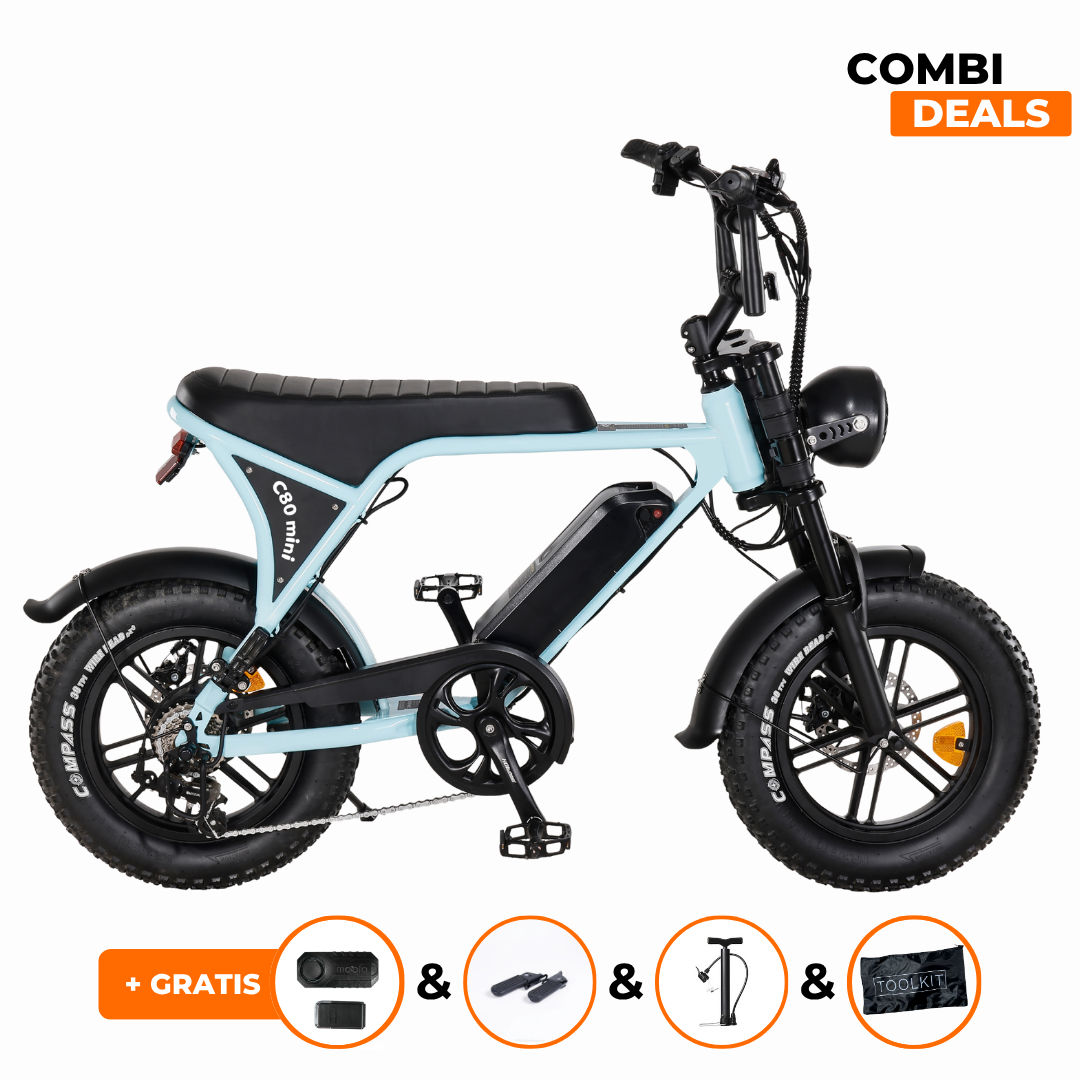 Ouxi C80 Mini Fatbike Baby Blauw 