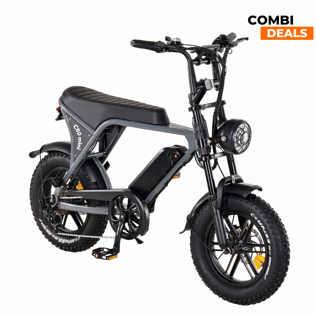 Ouxi C80 Mini Fatbike Grijs