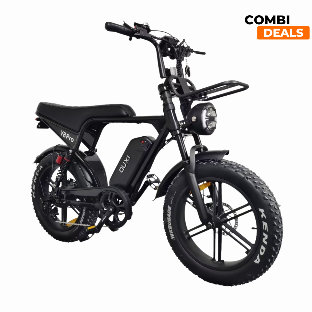 Ouxi V8 Pro Zwart Fatbike Combi Deal 2
