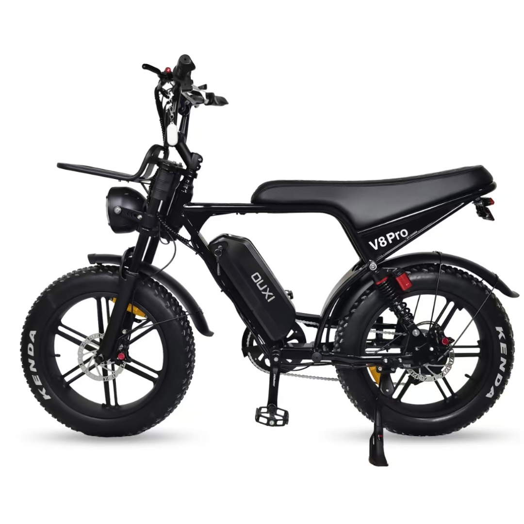 Ouxi V8 Pro Zwart Fatbike - NFC Key | Hydraulische Remmen | 2025 Edition