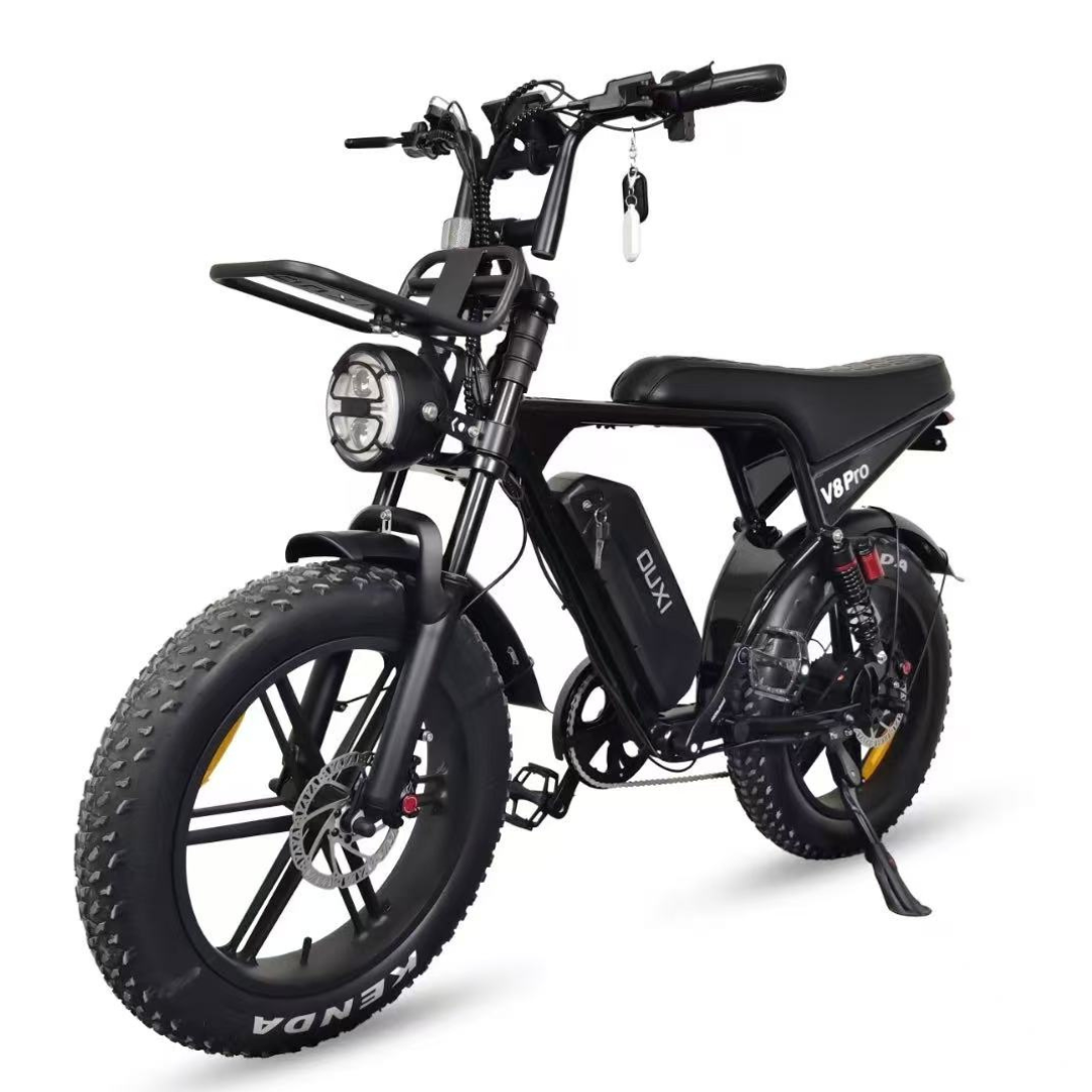 Ouxi V8 Pro Zwart Fatbike - NFC Key | Hydraulische Remmen | 2025 Edition