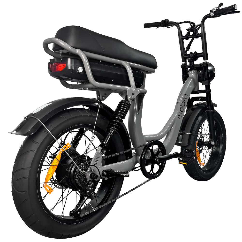 Combi Deal | SL250 | Fatbike | Nardo Grey | Alarm+ Voetsteuntjes + Telefoontasje