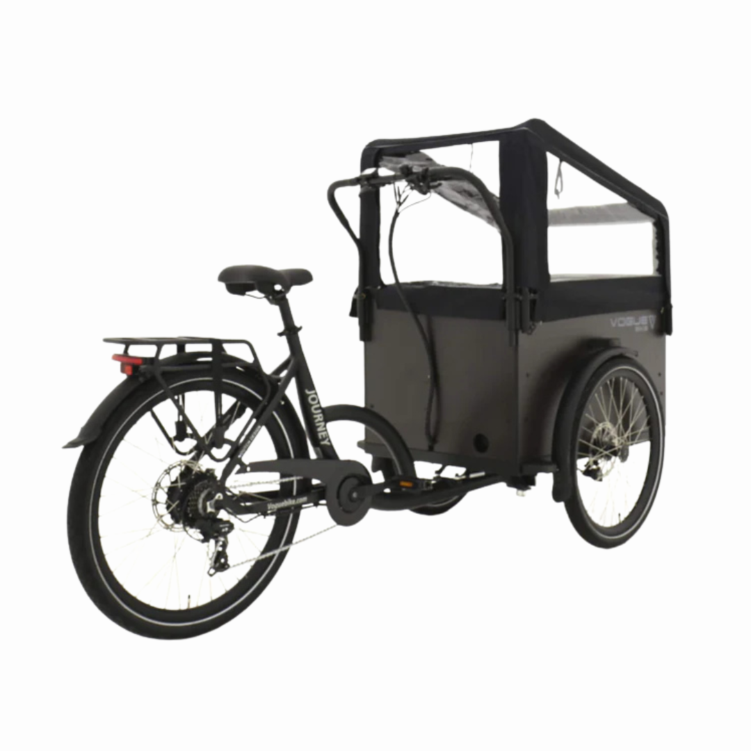 Vogue Journey S Matt Black Black | Elektrische bakfiets